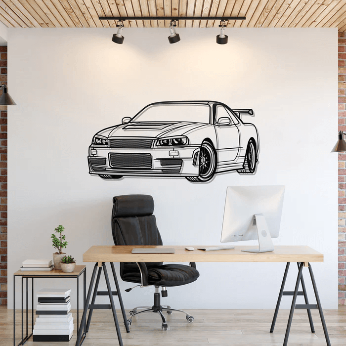 NISSAN GTR R34 ANGLE